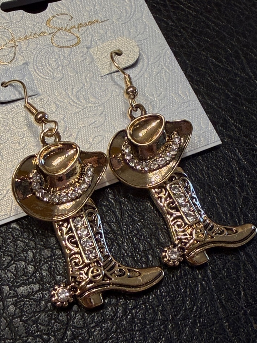 JESSICA SIMPSON Country Girl Dangle Earrings - Picture 3 of 5